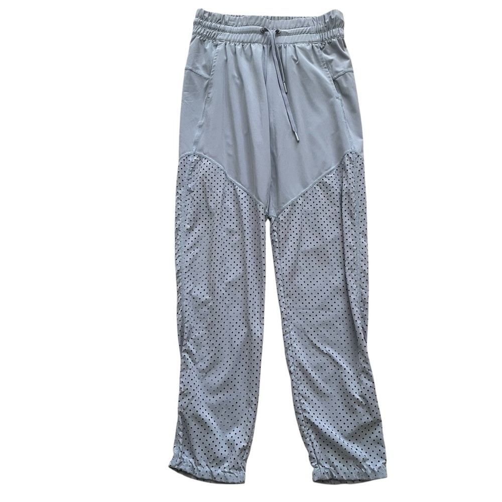 Zella Grey Perforated Joggers XXS